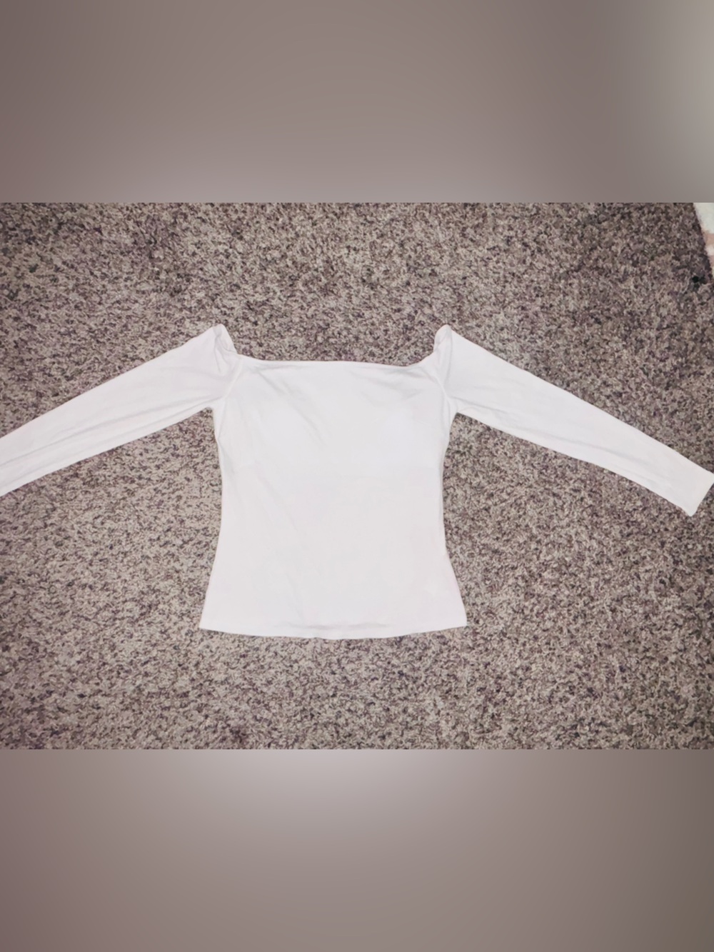 HALARAS OFF THE SHOULDER WITH BUILT IN BRA EVERYDAY TOP